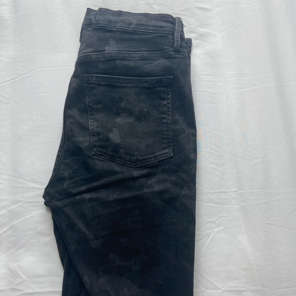 Free People camouflage skinny jeans